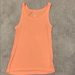American Eagle coral ribbed tank top